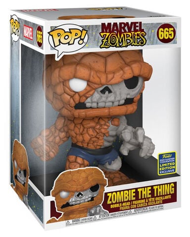 Figurine Funko Pop! N°665 - Marvel Zombies - Zombie The Thing 10" Exclu Sdcc